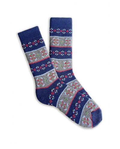 SockFly Calcetines de vestir a cuadros azules y rojos, divertidos, diseño  loco y divertido para hombre, talla 8-12, de algodón, casual, colorido